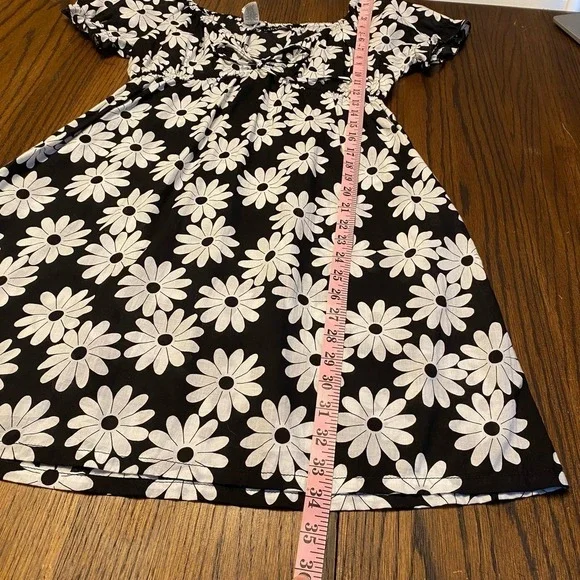 La Blanca Cotton Daisy Floral Ditsy Swim Cover Up Short Dress Women's M Boho - Picture 9 of 11